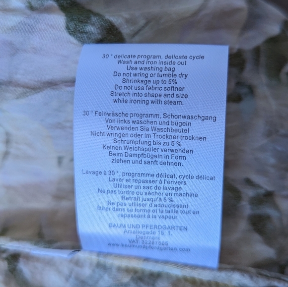 Baum Und Pferdgarten Midi Slip Dress Yellow Floral - Picture 14 of 17